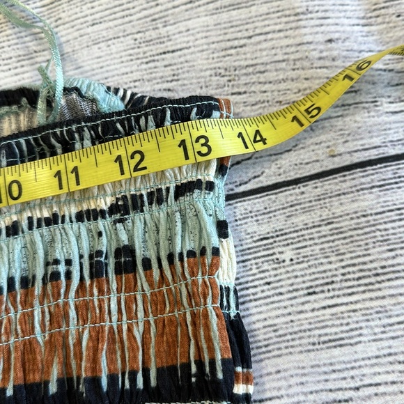 Anthropologie • Porridge Smocked Tube Top • Blue Stripe Sz M • NWT! - Picture 6 of 9
